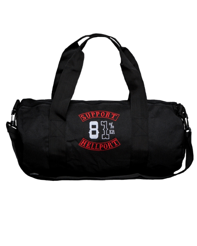 Sports Bag: SUPPORT 81%er | Black - Red/White